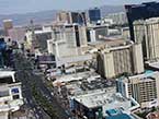 Las Vegas Strip från en helikopter